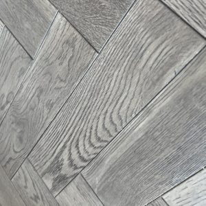 Steel Grey 3/18 x 80mm x 300mm Parquet Flooring